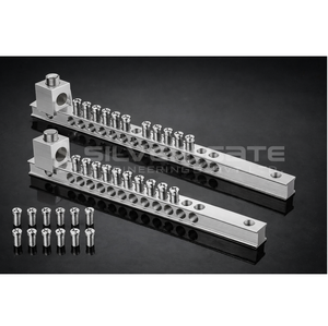 บัสบาร์อะลูมิเนียมสำหรับเชื่อมต่อสายดินและสายกลาง ปลอดภัย ทนทาน พร้อมสัญลักษณ์ชัดเจนสำหรับการต่อสายดินและการเชื่อมต่อสายกลาง - Product Image 3