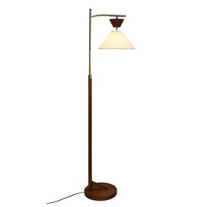 Lámpara de Pie Marrón Contemporánea Zensa de 110V para Sala de Estar y Dormitorio, Lámpara de Pie para Iluminación de Oficina en el Hogar - Product Image 1