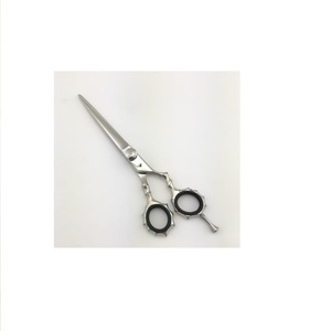 Tijeras de Peluquería Profesionales Hechas a Mano con Marca Privada, Acero Inoxidable, Mangos de Cerámica, Plegables, Mango Largo, Alta Calidad - Product Image 4