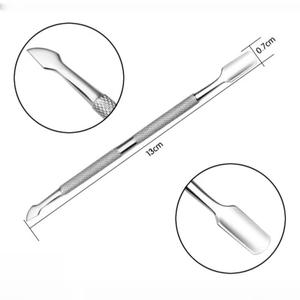 Morje Surgical Stainless Steel <b>Nail</b> Cuticle Pusher Set Reusable Double Head Manicure Tool <b>Kit</b> - Product Image 6