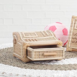 Caja registradora de juguete de imitación de ratán para bebés y niños pequeños, juguetes de simulación al por mayor para niños. - Product Image 6