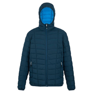 Veste d'hiver rembourrée pour homme avec logo personnalisé, 90% duvet, épaisse, zippée, chaude, décontractée, de haute qualité - Product Image 4