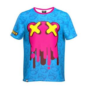 <b>Men's</b> Short Sleeve T-Shirt With <b>Animal</b> Pattern Sublimation Print O-Neck Casual Style Regular Fit 100% Polyester Woven Fabric - Product Image 5