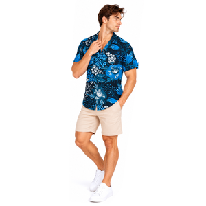<b>Mens</b> Tropical Vacation Apparel Custom Graphic <b>Shirt</b> Soft Quick Dry Travel Resort Casual Summer Collection <b>Men</b> Beach <b>Shirts</b> - Product Image 4