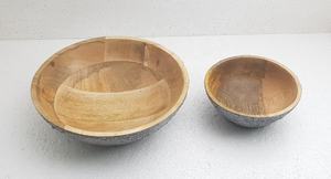 New Design Smooth Clear <b>Resin</b> Wooden Dinnerware Mixing Bowl New Kitchen Hotel & Restaurant Supplies Competitive <b>Price</b> Wood Bowl - Product Image 2