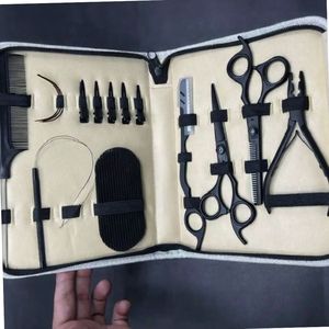 Kit d'outils de coiffure de luxe, étui en vinyle, kit d'outils d'extension de cheveux professionnel ultime - Product Image 1