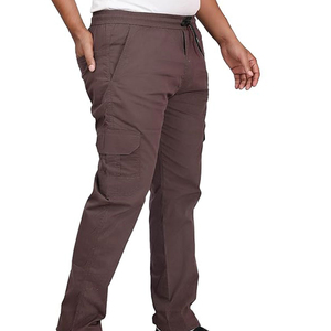 Pantalon décontracté d'été pour homme, léger, respirant, séchage rapide, avec cordon de serrage, coupe droite - Product Image 5