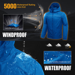 Custom Windbreaker <b>Jacket</b> Lightweight <b>Packable</b> Outdoor Sports <b>Jacket</b> Wholesale Supplier OEM ODM - Product Image 3