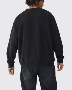 เสื้อสเวตเชิ้ตโอเวอร์ไซส์ผ้าฝ้าย 100% หนานุ่ม สกรีนโลโก้ได้ สตรีทแวร์ผู้ชาย ใส่สบาย คุณภาพสูง - Product Image 4