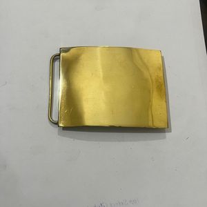 Esto es un pajita de vacío de latón macizo, estilo vintage de los años 70, con diseño de cinturón cruzado para oficina. Se utiliza para recoger sustancias, tipo hebilla de cinturón. - Product Image 5