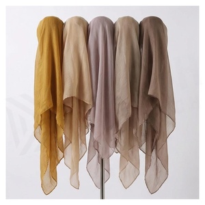 Pañuelo de Chifón para Mujer, Color Sólido, Largo, Multifuncional, para Uso Diario, Todas las Temporadas, Estilo Simple - Product Image 2