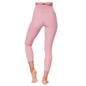 Leggings de Cintura Alta de Color Sólido con Bolsillos, Leggings de Punto Elásticos de Longitud Completa para Mujer, Estilo Básico para Todas las Temporadas - Product Image 4