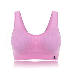 Hot Sale Women's Breathable Sports Bra Workout Yoga Athletic Fitness Wear Custom Front Print Sublimation Design Spandex - Product Image 1