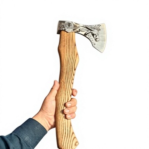 Hacha Vikinga Tomahawk de BA Enterprises, Hecha a Mano con Acero de Alto Contenido de Carbono, Mango de Madera, para Supervivencia, Grado Industrial - Product Image 6