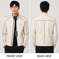Veste en toile de cuir de vache pour homme, hiver, imperméable, réversible, respirante, OEM, toutes tailles, haute qualité, personnalisée, tendance, élégante