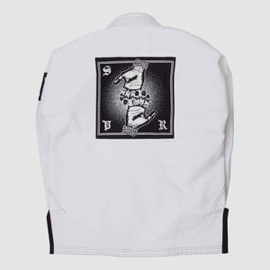 Kimono de Jiu-Jitsu Brésilien Professionnel Shoyorol Batch 70 White Flag Mamba de Qualité Supérieure 450gsm pour Combattants - Prêt à Expédier (RTS) AS-JJ-5852 - Product Image 2