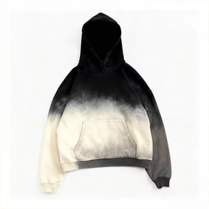 Custom 500GSM Heavyweight Acid Wash Pigment Dyed Hoodie – Premium Oversized Streetwear <b>Pullover</b> Wholesale - Product Image 5