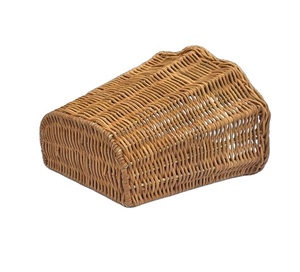 Panier de rangement mural en rotin naturel à bords festonnés, moderne, écologique, multifonctionnel pour arrangements floraux et décoration d'hôtel - Product Image 2