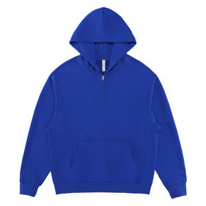 Modern Eco Friendly Organic Cotton Quarter Zip <b>Hoodie</b> Unisex Sustainable <b>Comfy</b> Lounge Wear Best Wholesale <b>Hoodie</b> Suppliers 2026 - Product Image 4