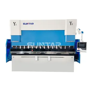 SUNTAY Hydraulic CNC Press Brake Bender Metal Sheet Bending Machine With KT15 System For Iron Aluminum Steel Plate Bend Forming
