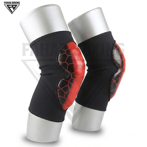 Manchons de protection pour les coudes, couleur noir et rouge, haute résistance, avec rembourrage renforcé, pour équipement sportif, boxe, MMA. - Product Image 4