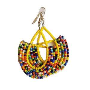 Beaded <b>Drop</b> <b>Earrings</b> Classic Multicolor Custom Size Party From the Latest Collection - Product Image 1