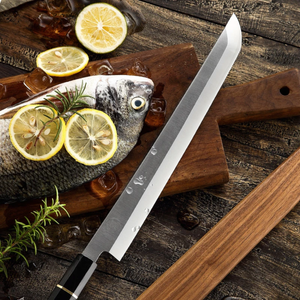 Cuchillo Yanagiba Profesional Japonés LEGACY BLADES para Sashimi, Hecho a Mano, Acero con Alto Contenido de Carbono, para Cortar Pescado y Sushi, Ambidiestro - Product Image 4