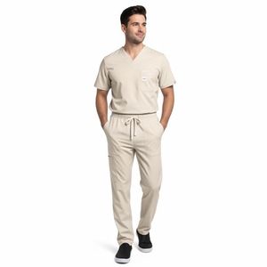 Uniforme Médico Personalizado para Hombre, Traje Quirúrgico de Algodón, Suministro de Fábrica, Uniformes Quirúrgicos Transpirables Personalizados - Product Image 4