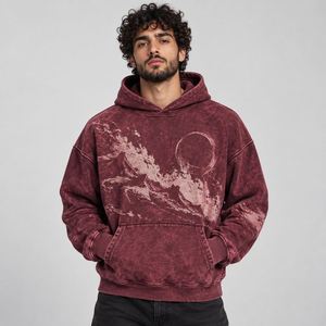 Sweat à capuche sport pour homme Beazer, coupe classique, couleur unie, polyester/coton, tricoté, séchage rapide, anti-plis, respirant, 300g - Product Image 4