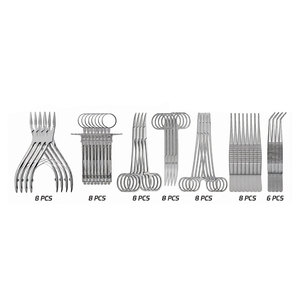 Ensemble d'instruments chirurgicaux dentaires allemands : Élévateurs, seringues, détartreurs, ciseaux, manche de scalpel – Professionnel, en acier inoxydable, manuel MOL - Product Image 4
