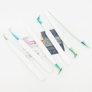 Professional Eyelash Extension Tweezers Stainless Steel Sustainable Volume Tips Lash Tweezers Customized Logo Packaging Durable - Product Image 6