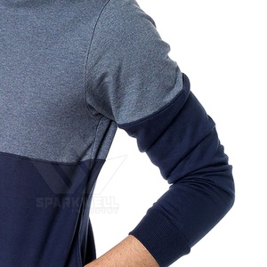 เสื้อฮู้ดผู้ชาย ผ้าฝ้าย 100% ลายบล็อกสี กันลม ย้อมสีพื้น ทรงลำลอง ใส่สบาย เหมาะสำหรับฤดูหนาว - Product Image 4