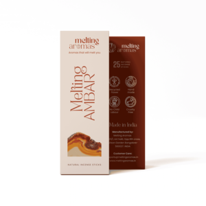ธูปหอมอำพันแท้ MELTING AMBER Ultra Premium กลิ่นอำพันธรรมชาติ สำหรับพิธีกรรม สมาธิ และอโรมาเธอราพี - Product Image 1