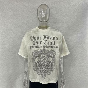 Fabricantes de Ropa Personalizada, Camisetas de Hombre 100% Algodón, Impresión DTG, Estilo Oversize, Lavado Ácido Vintage - Product Image 3