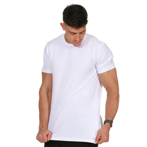 T-shirt en coton surdimensionné de qualité supérieure pour homme, respirant, à épaules tombantes, style streetwear, pour un look décontracté d'été - Product Image 5