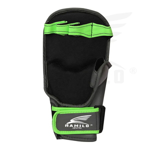 Customizable Black & Golden Custom Logo Genuine Leather <b>Moisture</b> Wicking Boxing <b>Gloves</b> Durable for Martial Arts - Product Image 5