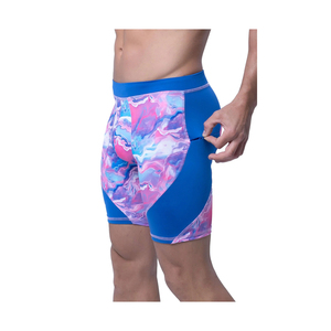 Shorts de course personnalisés en gros avec logo, couleur unie, pour hommes, shorts de cross-training, shorts de compression pour la gym, haute qualité, ODM - Product Image 5