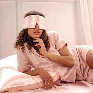 2026 Soft <b>Light</b> Blocking Design Luxury Silk Eye <b>Cover</b> for Women Silk Eye <b>Cover</b> for Sleeping - Product Image 3