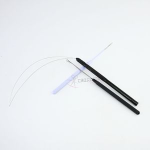 Save Time Instantly Hair <b>Extension</b> Loop Threader Hook Needle Tools for Micro Ring Nano <b>Beads</b> Quick Salon Stainless Steel - Product Image 1