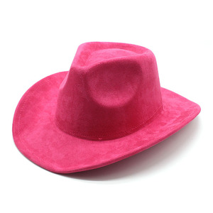 Chapeau de cowboy en daim pour hommes et femmes, grand chapeau vintage minimaliste 2023, chapeau de cowboy large en daim pour voyageur élégant - Product Image 4