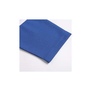 Custom Men's Ice Hockey Jersey <b>Blue</b> <b>White</b> <b>Striped</b> V-Neck Full Sleeve Moisture Wicking Polyester Adult Apparel - Product Image 3