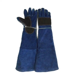 <b>Long</b> Lasting Heavy-Duty Reinforced Cowhide Split Leather <b>Gloves</b> Heat Spark Resistant Construction Welder Safety <b>Gloves</b> - Product Image 3