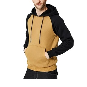 Sweat-shirts et pulls streetwear pour hommes de qualité supérieure, prix de gros, logo brodé personnalisé, sweats à capuche unis épais - Product Image 2