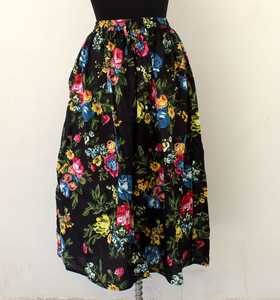 Jupes en coton pour femmes, nouvelle collection été 2026, style rétro taille haute, décontractées et sexy - Product Image 1
