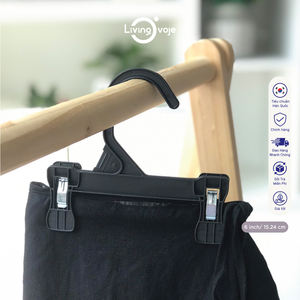 SB TECH Lot de 10 crochets organisateurs de vêtements en plastique de 35 cm, antidérapants, écologiques, gain de place, multi-usages pour armoire - Product Image 4