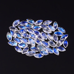 Piedra de Luna Arcoíris Marquise 3x6mm, Gema Suelta, Precio de Fábrica, Calidad Fina para Joyería - Product Image 3