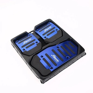 Ensemble de 3 couvre-pédales de voiture manuels en aluminium antidérapants, couvre-pédales de frein, d'embrayage et d'accélérateur, <span class=keywords><strong>kit</strong></span> universel pour pédales de voiture - Product Image 2