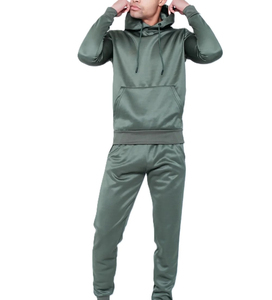 Conjunto Deportivo de Sudadera con Capucha y Bloques de Color para Hombre, Pantalones Jogger Casuales de Manga Larga con Bolsillos Laterales - Product Image 1