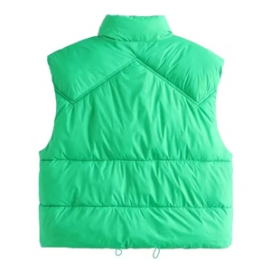 Chaleco Acolchado Impermeable y Cortavientos con Estampado Floral, Chaleco de Invierno sin Mangas, Ropa de Calle de Moda, Talla Grande, Reversible y Transpirable - Product Image 4