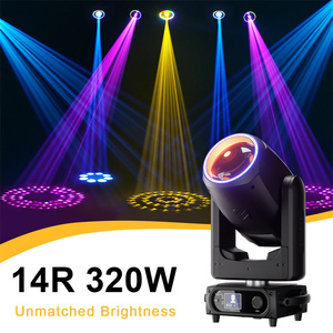 ไฟหัวเคลื่อนที่ SHEHDS 320W 14R CMY Beam DMX512 24CH 27CH 8 ปริซึม 48 ปริซึม แสงบีมแคบ สำหรับคอนเสิร์ต ทัวร์ และงานอีเว้นท์ - Product Image 1